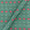 Soft Cotton Shale Green Colour Geometric Print Fabric Online 9934FW1