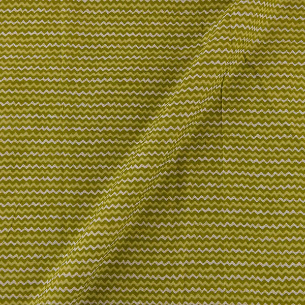 Soft Cotton Pastel Green Colour Geometric Print Fabric Online 9934GD1