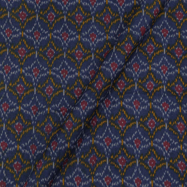 Cotton Flex Navy Blue Colour Ethnic Geometric Print 41 Inches Width Fabric freeshipping - SourceItRight