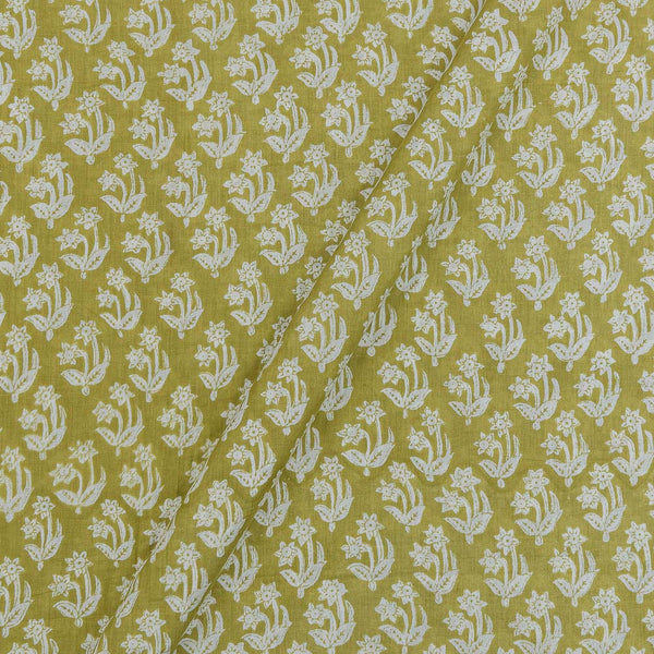 Cotton Mul Pastel Green Colour Floral Print 42 Inches Width Fabric freeshipping - SourceItRight