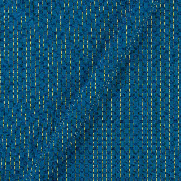 Cotton Jacquard Blue Two Tone Geometric Pattern 42 Inches Width Fabric freeshipping - SourceItRight