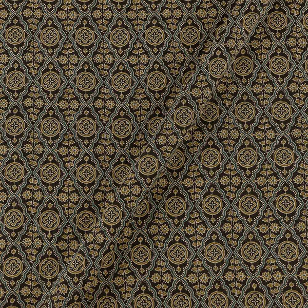 Cotton Charcoal Colour Geometric Print 43 Inches Width Fabric freeshipping - SourceItRight