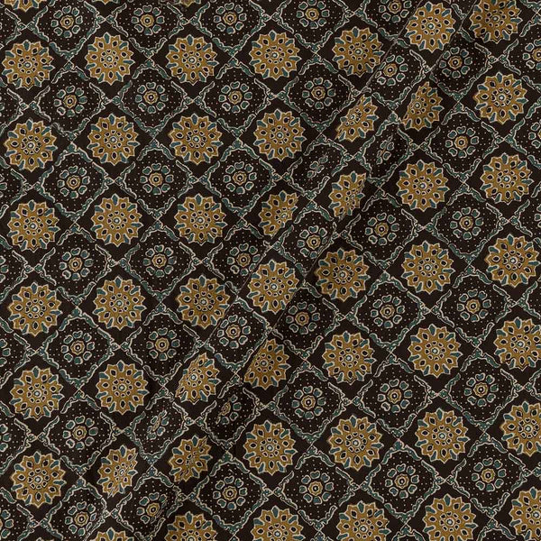 Cotton Charcoal Colour Floral Print 43 Inches Width Fabric freeshipping - SourceItRight