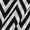 Cotton Black and White Colour 43 Inches Width Chevron Print Fabric Cut of 0.50 Meter freeshipping - SourceItRight