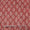 Mashru Gaji Dabu Geometric Block Print Redwood Colour Fabric Online 9965AN