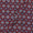 Cotton Bagru Maroon Colour 45 Inches Width Geometric Print Fabric freeshipping - SourceItRight