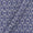 Cotton Purple X White Cross Tone Azo Free Ikat 46 Inches Width Washed Fabric