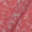 Soft Cotton Coral Pink Colour 43 Inches Width Floral Jaal Print Fabric freeshipping - SourceItRight