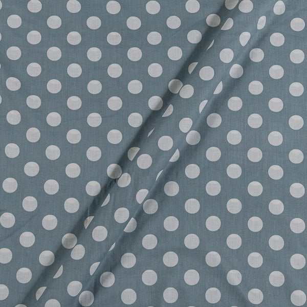 Super Fine Silklized Cotton Green ice Colour 43 Inches Width Polka Prints Fabric freeshipping - SourceItRight