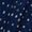 Buy Authentic Ek Bundi Bandhej Deep Blue Colour Modal Satin Fabric Online 9983CL