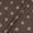 Brasso Cotton Cedar Colour 43 Inches Width Gold Foil Print Fabric freeshipping - SourceItRight