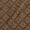 Authentic Jaipuri Ajrakh Natural Dye Mughal Print Olive Colour Fine Cotton Fabric 9991H