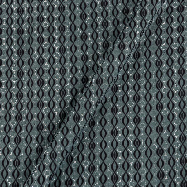 Buy Cotton Grey Colour Geometric Print Fabric 9992AT Online
