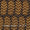 Cotton Olive Colour Paisley Hand Block Bagh Print Fabric