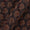 Cotton Carbon Colour Floral Hand Block Bagh Print Fabric Online 9994FB