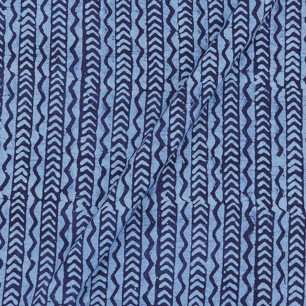 Cotton Single Kaam Kutchhi Wax Batik Print Violet Indigo Colour All Over Border Pattern Fabric freeshipping - SourceItRight