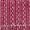 Cotton Single Kaam Kutchhi Wax Batik Print Mars Red Colour All Over Border Pattern Fabric freeshipping - SourceItRight