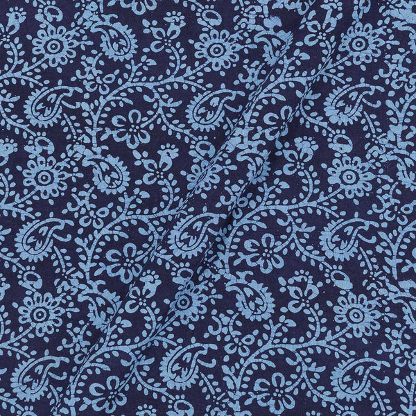 Cotton Single Kaam Kutchhi Wax Batik Print Violet Blue Colour Paisley Jaal Pattern Fabric freeshipping - SourceItRight
