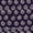 Cotton Single Kaam Kutchhi Wax Batik Print Blue Berry Colour 43 Inches Width Geometric Print Fabric freeshipping - SourceItRight
