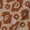 Cotton Single Kaam Kutchhi Wax Batik Print Brown Colour Geometric Pattern 43 Inches Width Fabric freeshipping - SourceItRight