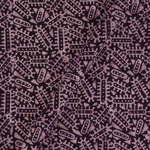 Cotton Single Kaam Kutchhi Wax Batik Print Blue Berry Colour 45 Inches Width Geometric Pattern Fabric freeshipping - SourceItRight